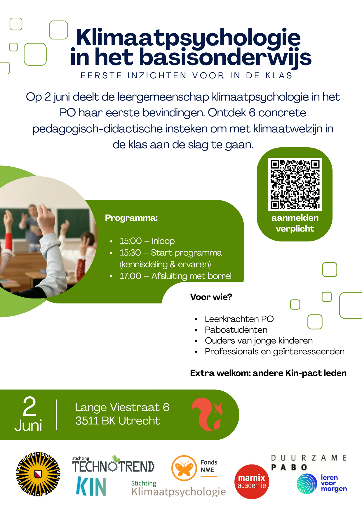 uitnodiging Klimaatpsychologie basisonderwijs